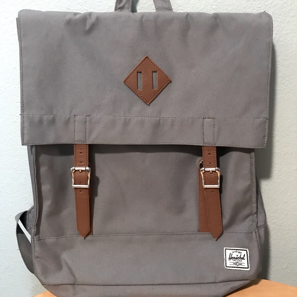 Herschel Supply Company Gray and Brown Backpack